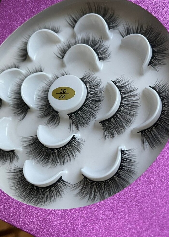 Yoğun kıvrımlı İpek takma kirpik - Görsel 3