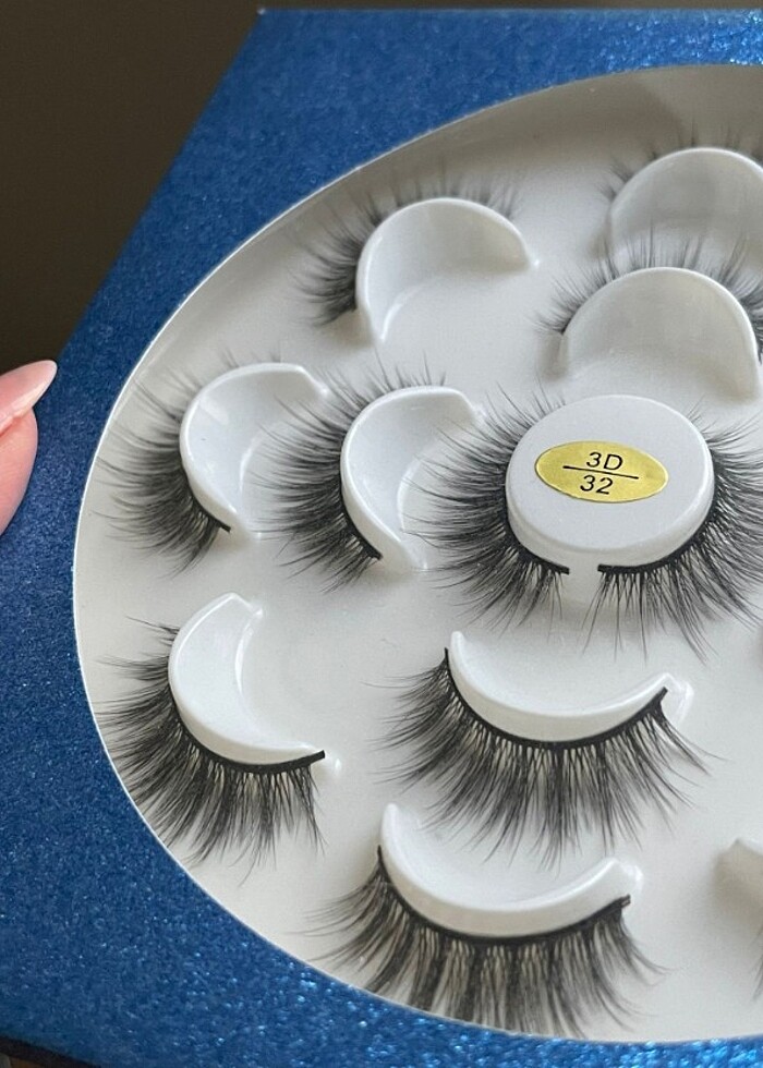 32 nolu düz İpek takma kirpik - Görsel 2