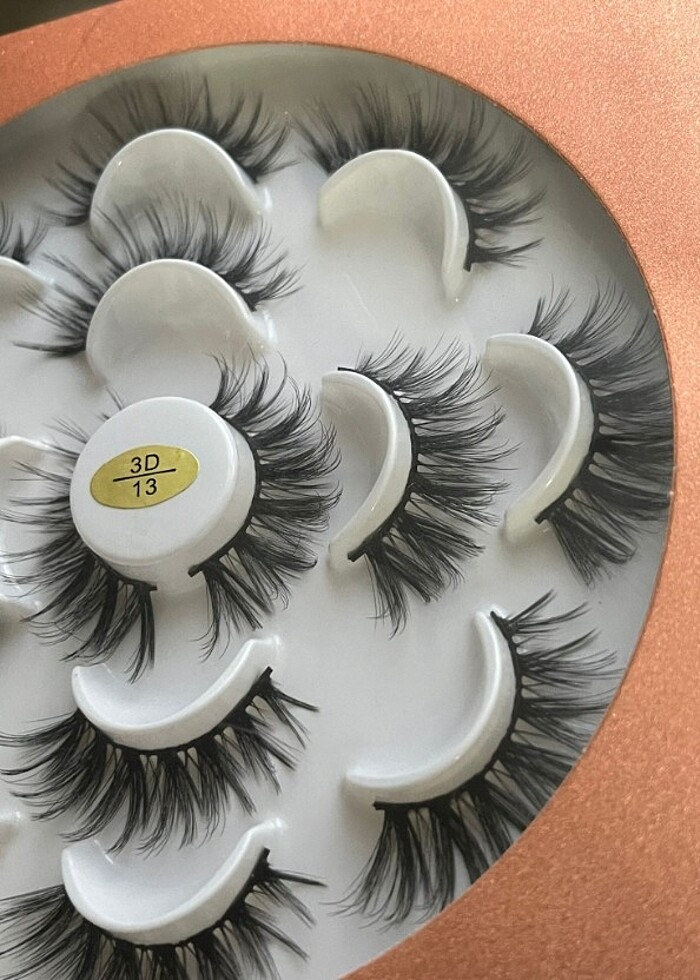 13 nolu uzun yoğun İpek takma kirpik - Görsel 3