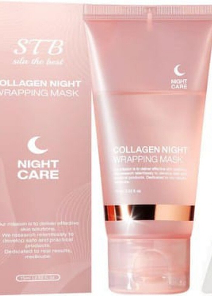 Kolejen soyulabilir gece maskesi - Görsel 5