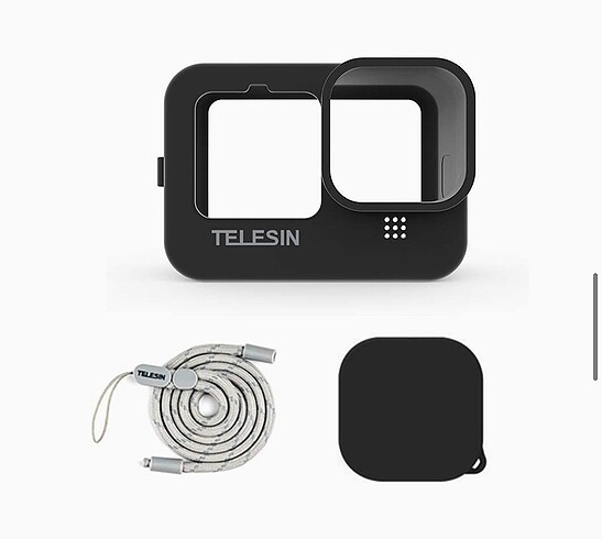 TELESİN MARKA GOPRO KILIFI HERO9/10 (Siyah) - Görsel 4