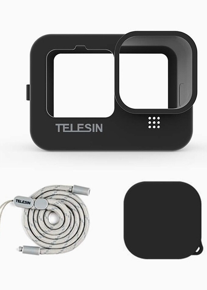 TELESİN MARKA GOPRO KILIFI HERO9/10 (Siyah) - Görsel 4