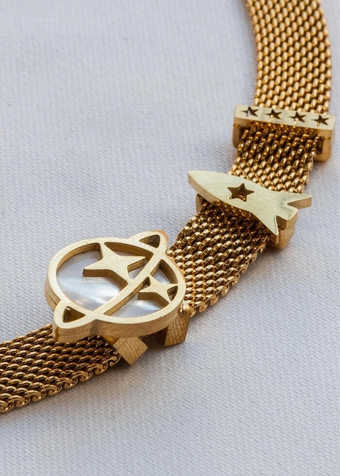 Mıknatıslı Çelik Hasır Bileklik - Görsel 2