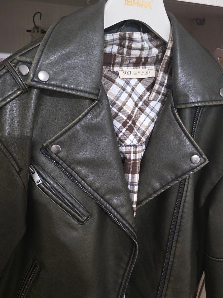 pull bear Deri  Ceket - Görsel 2