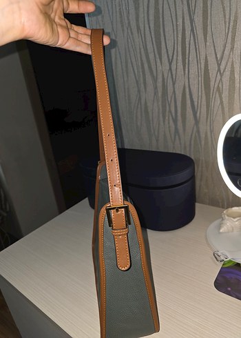 Kemer Detayli Deri Kadın Çanta - Görsel 2