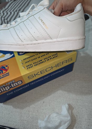 Beyaz Bağcıklı Kadın Spor Ayakkabı - Görsel 6