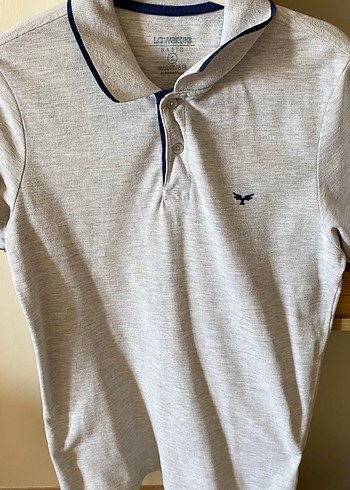 Lc waikiki Gri Kısa Kollu Erkek Polo lacos - Görsel 3