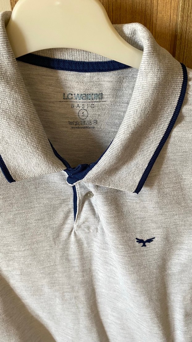 Lc waikiki Gri Kısa Kollu Erkek Polo lacos - Görsel 2