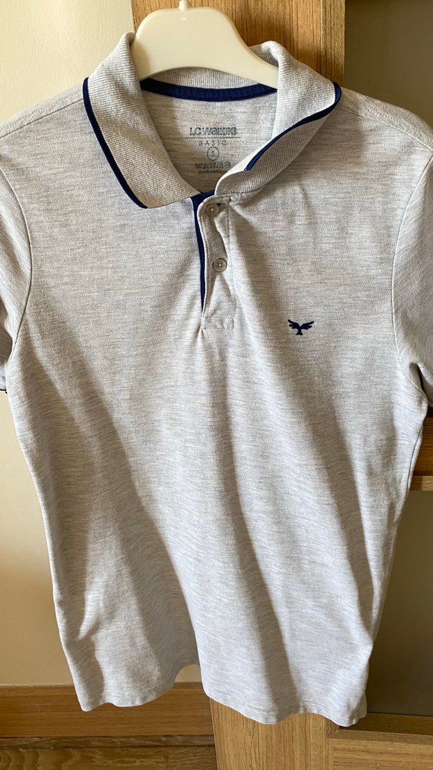 Lc waikiki Gri Kısa Kollu Erkek Polo lacos - Görsel 3