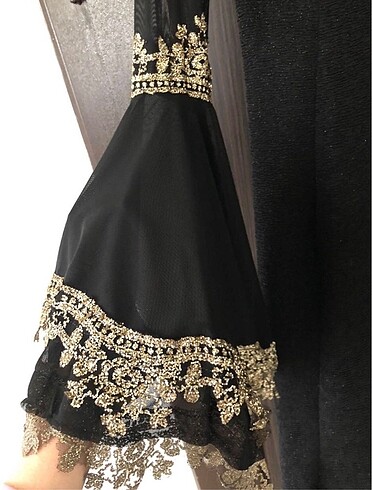 Kolları sim detaylı abiye - Görsel 4