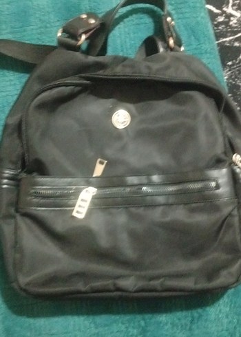 Siyah Deri Fermuarlı Kadın Çanta - Görsel 6