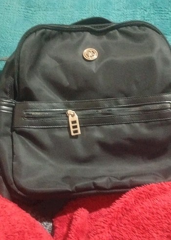 Siyah Deri Fermuarlı Kadın Çanta - Görsel 3