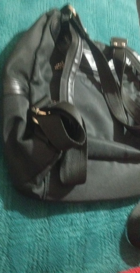 Siyah Deri Fermuarlı Kadın Çanta - Görsel 5