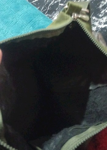 Yeşil Kadın Sırt Çantası Fermuarlı - Görsel 4