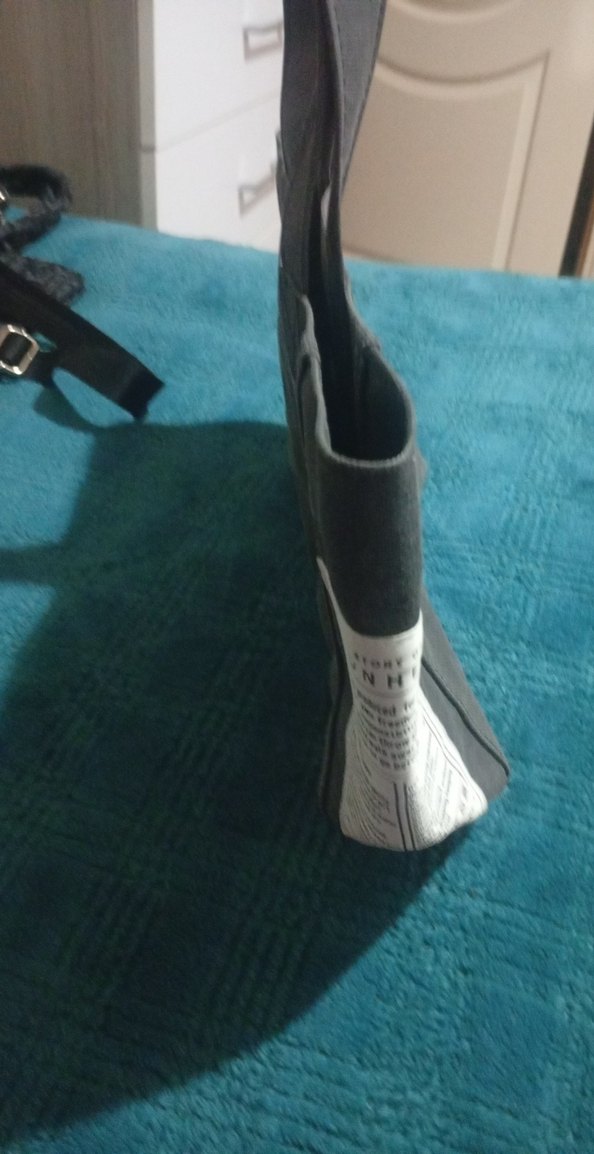 Gri Baskılı Kadın Omuz Çantası - Görsel 2