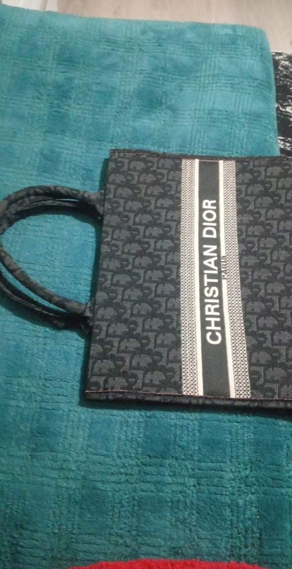 Christian Dior Kadın Siyah Baskılı Çanta - Görsel 2