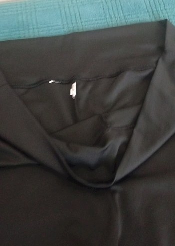 Siyah Esnek Kadın Tayt 6xl - Görsel 3