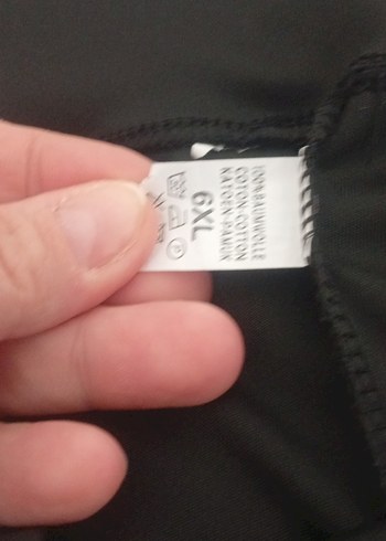 Siyah Esnek Kadın Tayt 6xl - Görsel 4