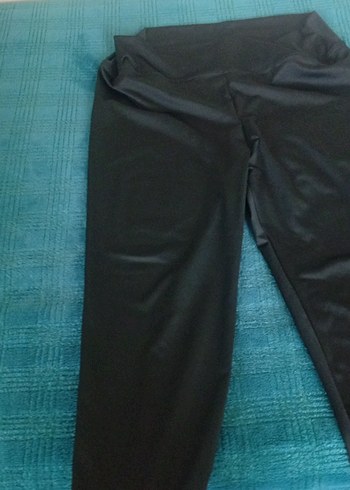 Siyah Esnek Kadın Tayt 6xl - Görsel 5