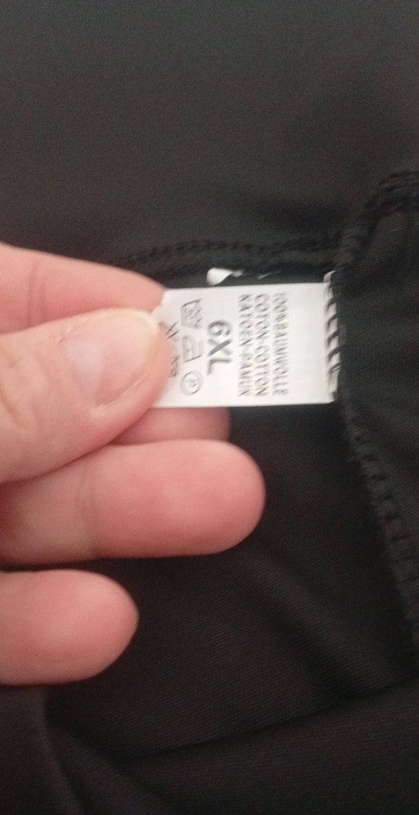 Siyah Esnek Kadın Tayt 6xl - Görsel 4