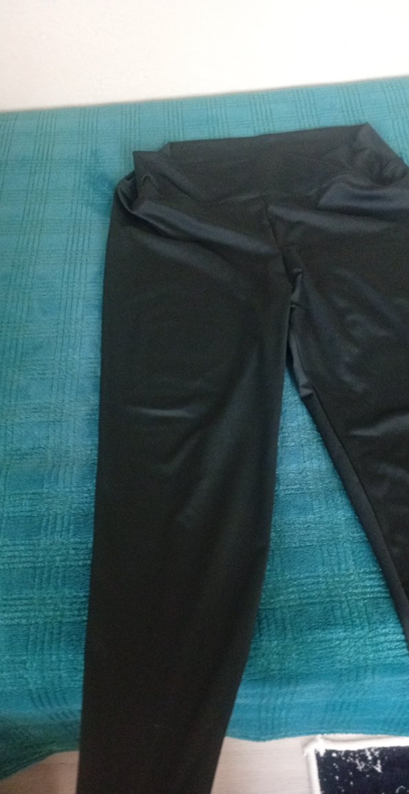 Siyah Esnek Kadın Tayt 6xl - Görsel 5