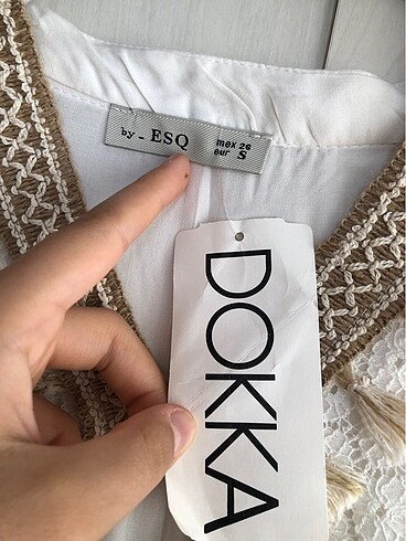 s Beden DOKKA ASTARLI ETİKETLİ KADIN İŞLEME ELBİSE