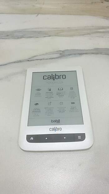 CALİBRO TOUCH LUX E-KİTAP OKUYUCU - TÜRKÇE MENÜ - IŞIKLI 