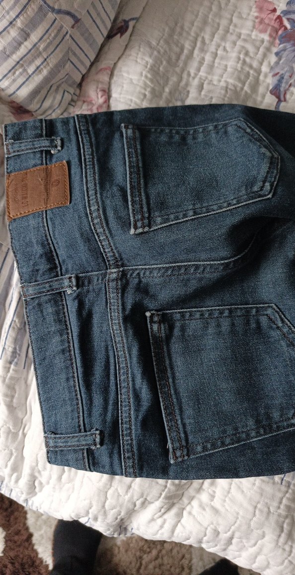 Erkek Çocuk Gri Mavi Bol Kesim Denim Pantolon - Görsel 3