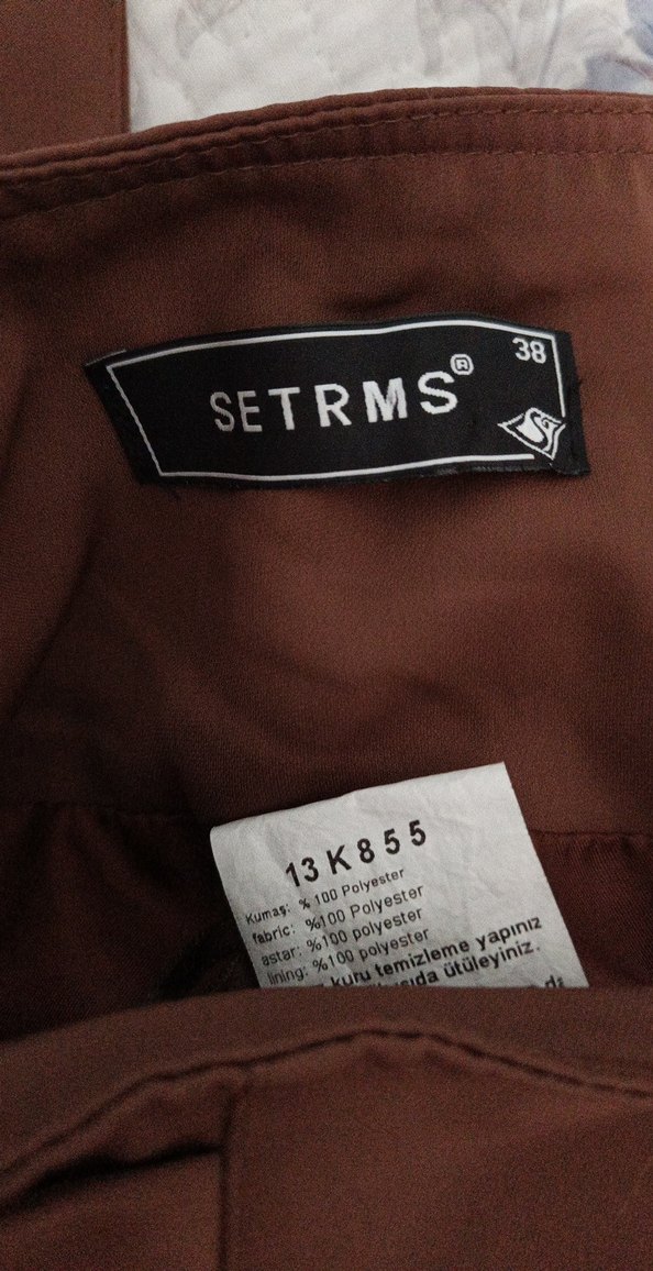 Kadın Kahverengi Uzun Salaş Etek - Görsel 4