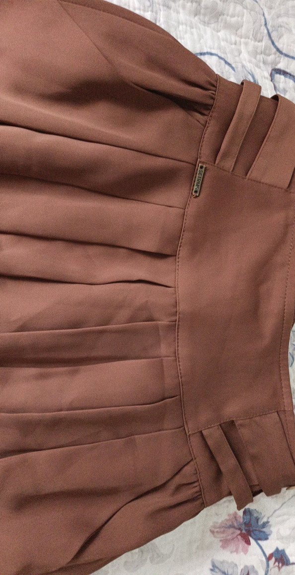 Kadın Kahverengi Uzun Salaş Etek - Görsel 3