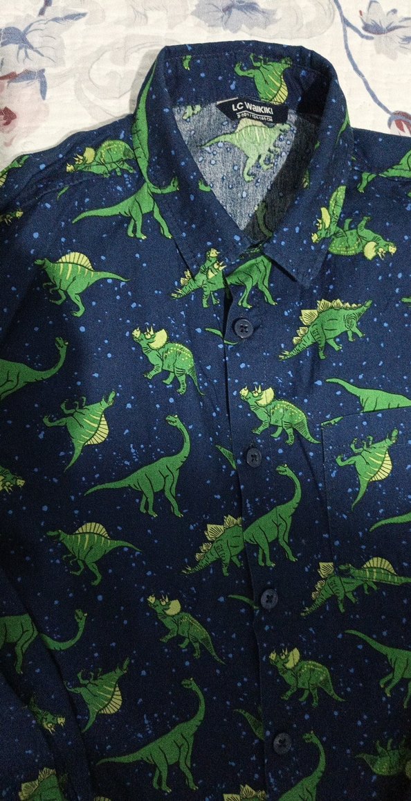 Düğmeli Salaş Uzun Kollu Kadın Gömlek - Görsel 2