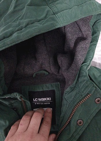 Erkek Yeşil Kapüşonlu Düğmeli Ceket - Görsel 2