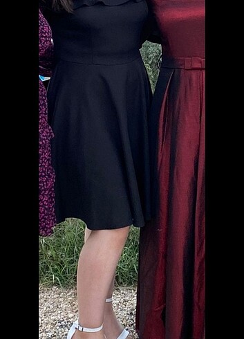 Ispanyol kol abiye elbise - Görsel 5