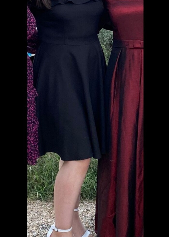 Ispanyol kol abiye elbise - Görsel 5