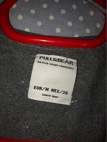 m Beden gri Renk PULL&BEAR hırka