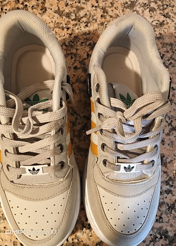 Adidas Beyaz Yılan Desenli erkek Spor Ayakkabı