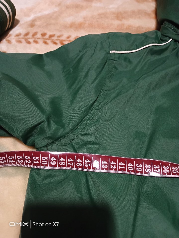 Erkek Yeşil Fermuarlı Sokak Stili Yağmurluk - Görsel 4