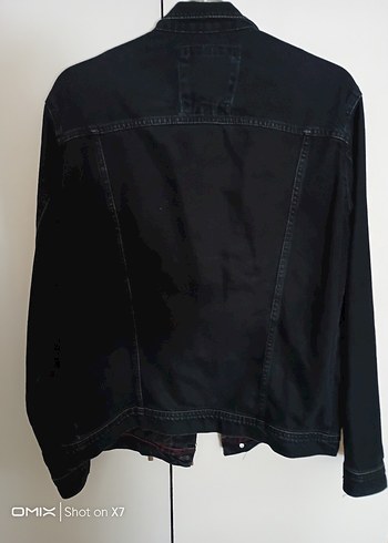 Siyah Düğmeli Denim Ceket - Görsel 4