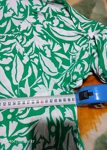 Yeşil Bohem Uzun Kollu Bluz - Görsel 5