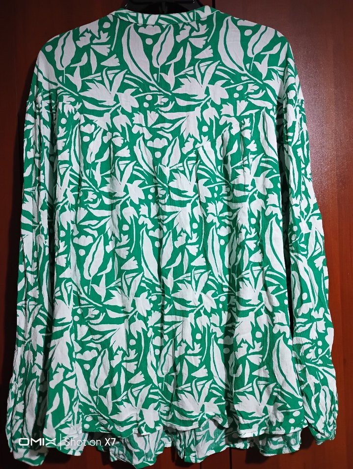 Yeşil Bohem Uzun Kollu Bluz - Görsel 2