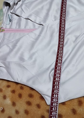 V Yaka Drapeli Midi Bej Kadın Elbise - Görsel 8