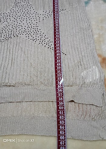 Nakışlı Bohem  kolsuz süveter - Görsel 3