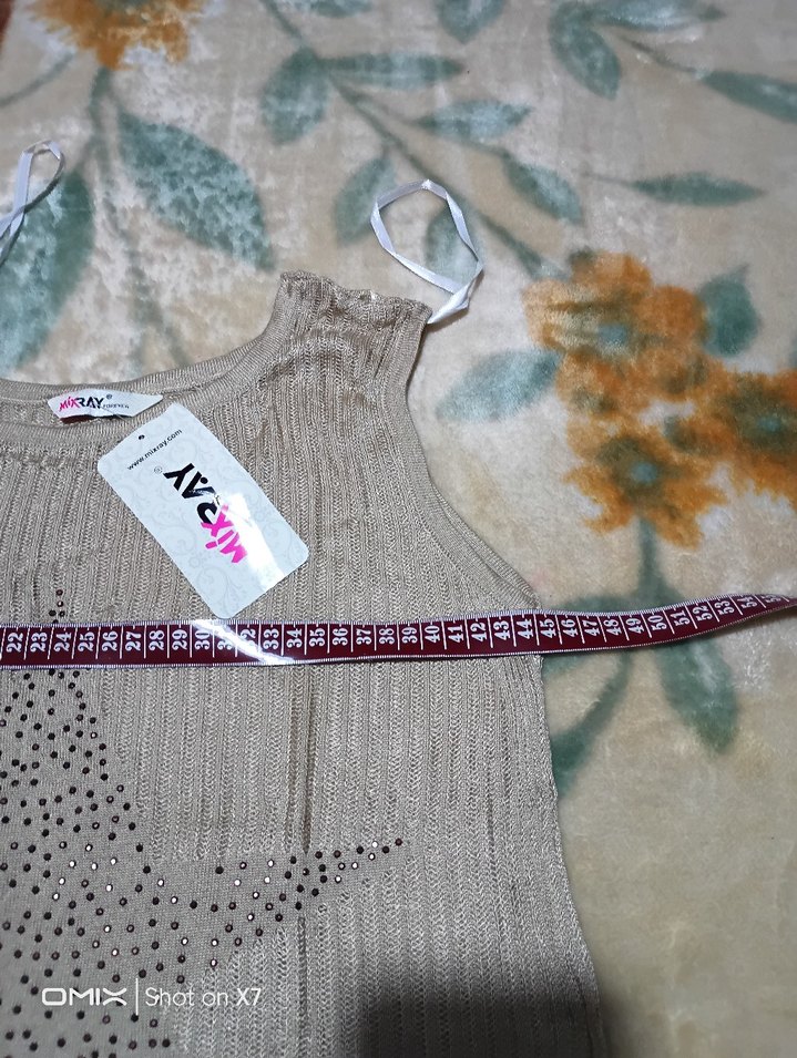 Nakışlı Bohem  kolsuz süveter - Görsel 4