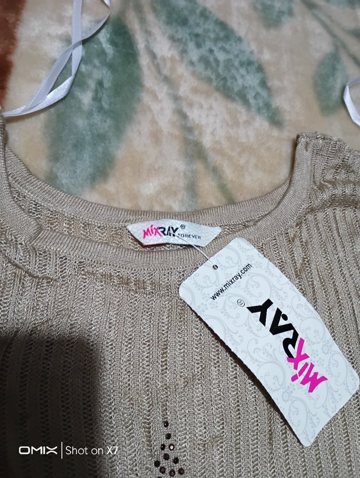 Nakışlı Bohem  kolsuz süveter - Görsel 5