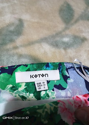 Kisa Boy Baskılı Etek şifon detaylı - Görsel 5