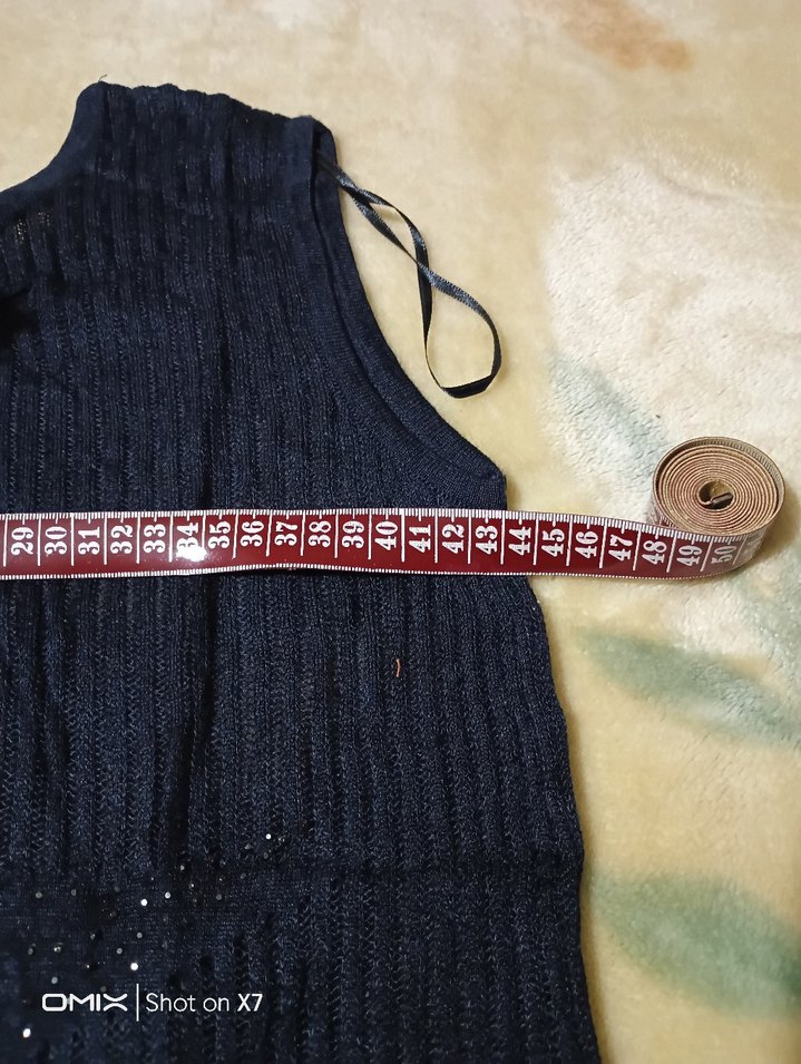 Siyah Örgü Kadın Süveter - Görsel 3