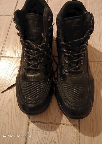 Siyah Bağcıklı Erkek Kauçuk Bot - Görsel 3