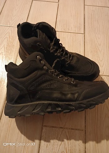 Siyah Bağcıklı Erkek Kauçuk Bot - Görsel 2