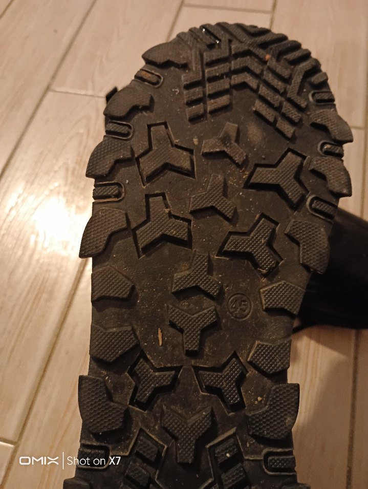 Siyah Bağcıklı Erkek Kauçuk Bot - Görsel 4