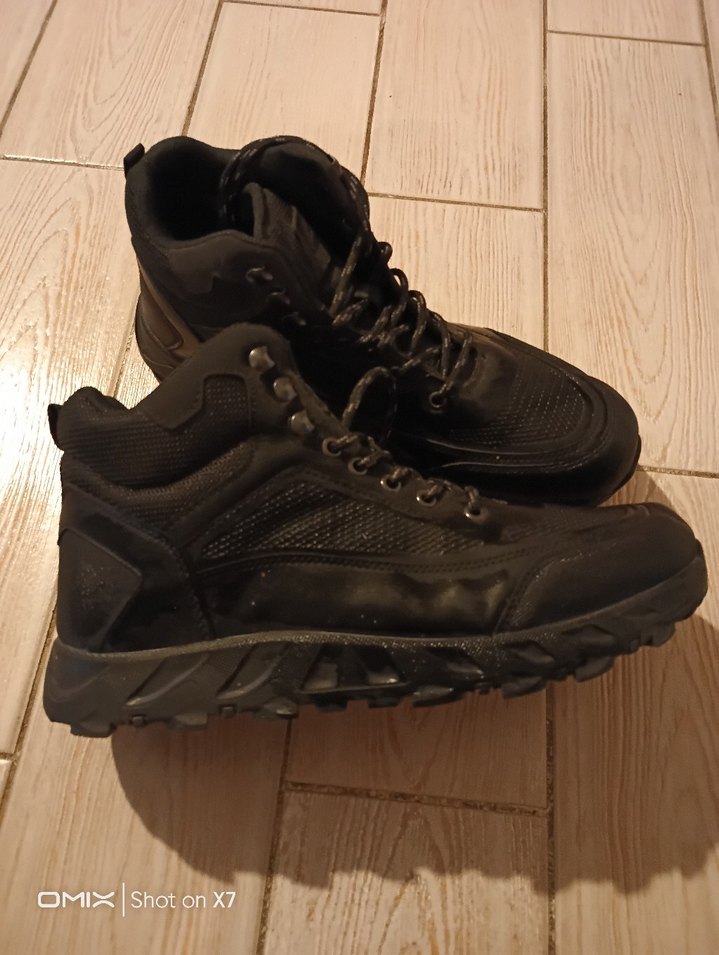 Siyah Bağcıklı Erkek Kauçuk Bot - Görsel 2